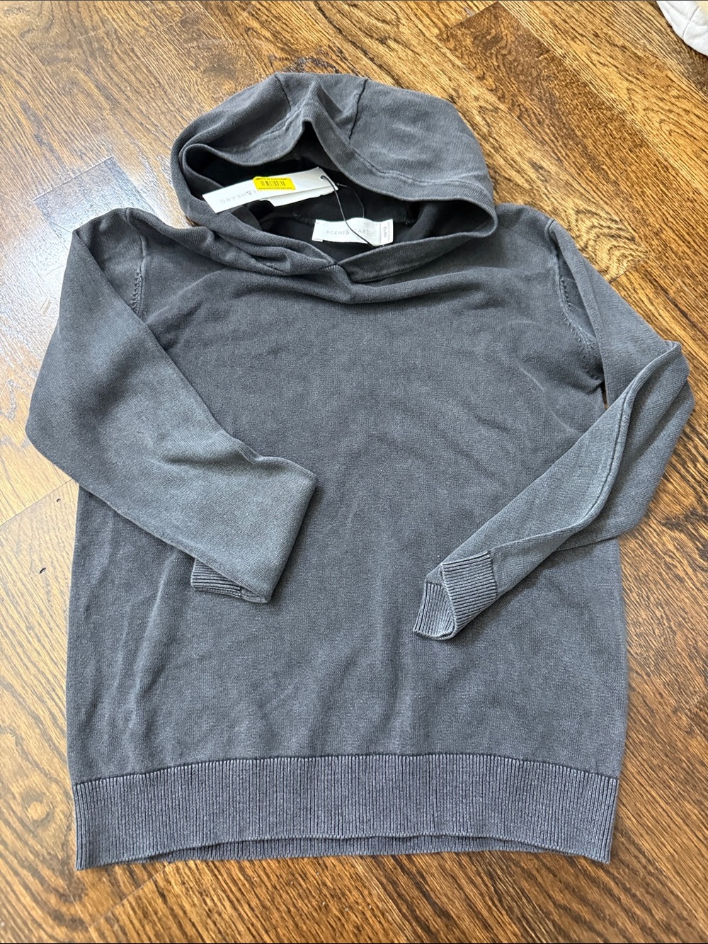 Men's Hooded Lightweight Knit Shirt - Gray